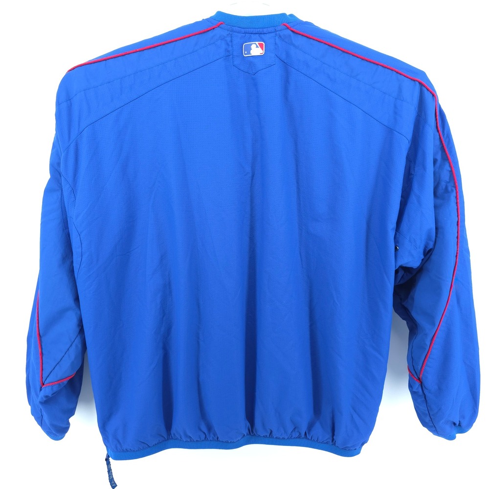VTG Majestic Chicago Cubs MLB Authentic Collection Dugout Pullover Jacket XXL‎ - Picture 8 of 12